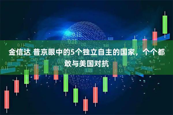 金信达 普京眼中的5个独立自主的国家，个个都敢与美国对抗